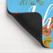 青い先生名フローラコンピュータマウスマットパッド マウスパッド (コーナー)