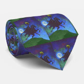 青い光の中の頭のない騎士 ネクタイ (ロール)