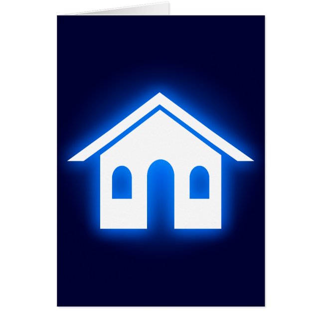 青い光の家 (正面)