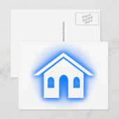 青い光の家 ポストカード (正面/裏面)