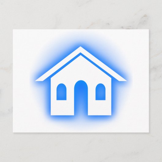 青い光の家 ポストカード (正面)