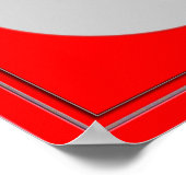 青い光学錯覚を向ける ポスター (角)