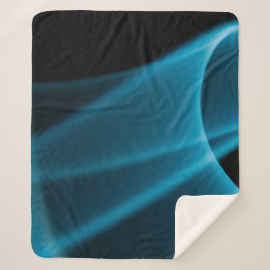 青い光線 シェルパブランケット (正面)