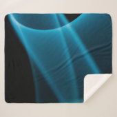 青い光線 シェルパブランケット (正面(横))