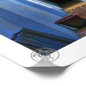 青い入り口 ポスター (角)