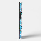 青い円と星のパターン Case-Mate iPhoneケース (裏面 / 右)