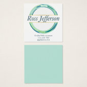 青い円のロゴ (正面&裏面)