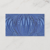 青い円の抽象芸術 名刺 (裏面)