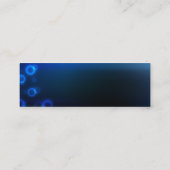 青い円の細い名刺 スキニー名刺 (裏面)