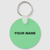 青い円 キーホルダー (裏面)