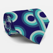 青い円 ネクタイ (ロール)