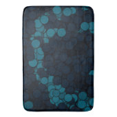 青い円 バスマット (正面縦)