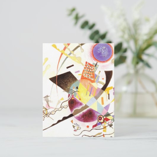 青い円 ポストカード (スタンド正面)