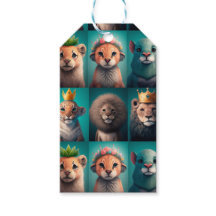 青い冠をかぶった可愛い野生動物