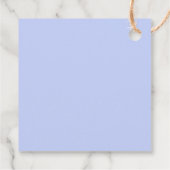 青い冬のワンダーランドのシロクマのペンギン フェイバータグ (裏面)