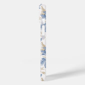 青い冬のヴィンテージ花模様 Case-Mate iPhoneケース (裏面 / 左)