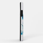 青い冬の花 水彩画 | オーダーメイド Case-Mate iPhoneケース (裏面/右)