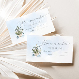 青い冬はキャンディカードの数を推測 エンクロージャーカード