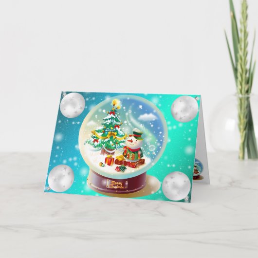 青い冬 カード (正面)