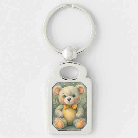 青い冬（デールあり） キーホルダー (正面)