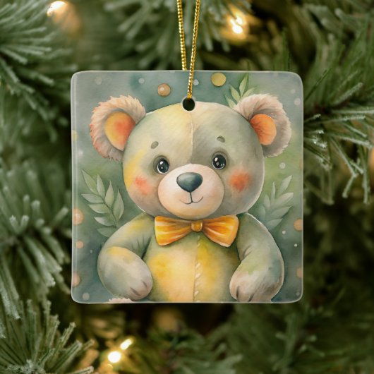 青い冬(デールあり) セラミックオーナメント (ツリー)