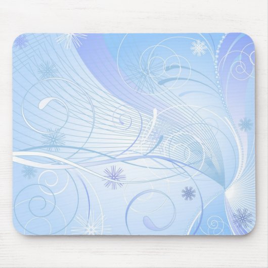 青い冬 マウスパッド (正面)