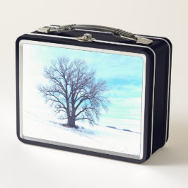 青い冬 メタルランチボックス