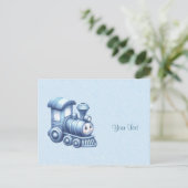 青い列車のポストカード ポストカード (スタンド正面)