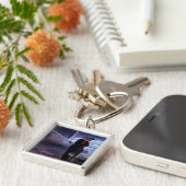 青い列車 キーホルダー (側面)