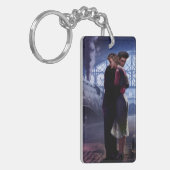 青い列車 キーホルダー (正面左)