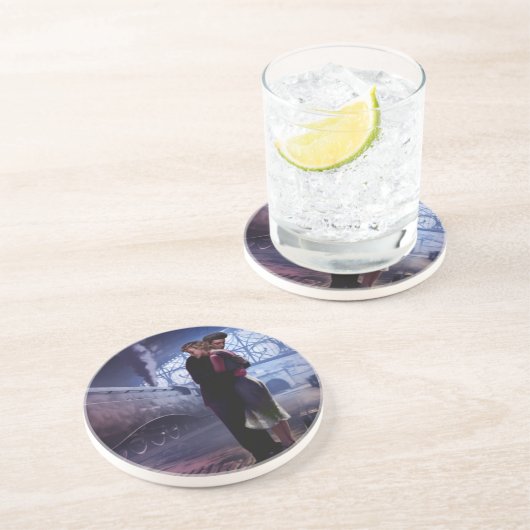 青い列車 コースター (側面)