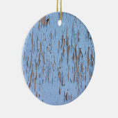 青い剥離絵を描 セラミックオーナメント (右)