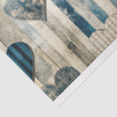 青い動揺してハート分離 薄葉紙 (詳細)