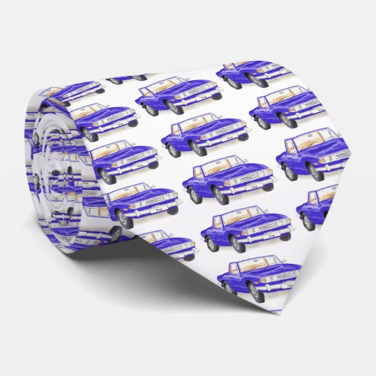 青い勝利の雄鹿の人のタイ ネクタイ (ロール)