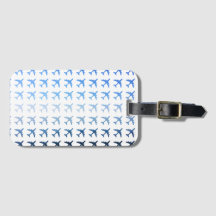 青い勾配の飛行機パターン