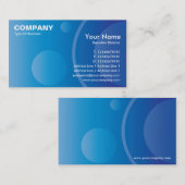 青い勾配は名刺EX18を一周します 名刺 (正面/裏面)