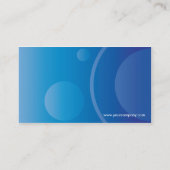 青い勾配は名刺EX18を一周します 名刺 (裏面)