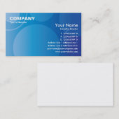 青い勾配は名刺EX3を一周します 名刺 (正面/裏面)