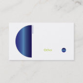 青い勾配-ビジネス 名刺 (裏面)