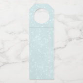 青い北欧クリスマストナカイ ボトルネックタグ (裏面)