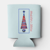 青い北欧クリスマストナカイ 缶クーラー (裏面)