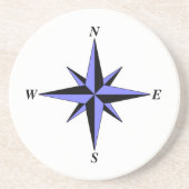 青い北矢印コースター コースター (正面)