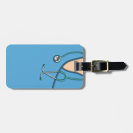 青い医学はごしごし洗います ラゲッジタグ