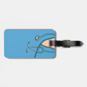 青い医学はごしごし洗います ラゲッジタグ (裏面横)