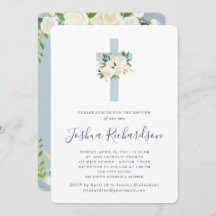 青い十字と白い花|少年バプテスマ