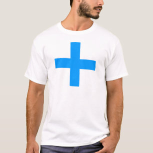 青い十字の多数の意味 Tシャツ