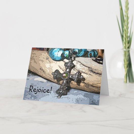 青い十字は喜びます シーズンカード (正面)