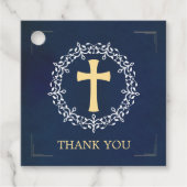 青い十字リースの確認 フェイバータグ (正面)