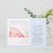 青い十字 |バプテスマ招待状 招待状 (スタンド正面)