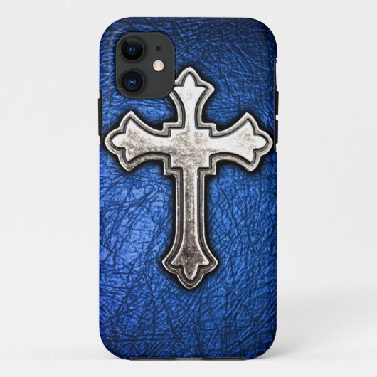青い十字 Case-Mate iPhoneケース (裏面)
